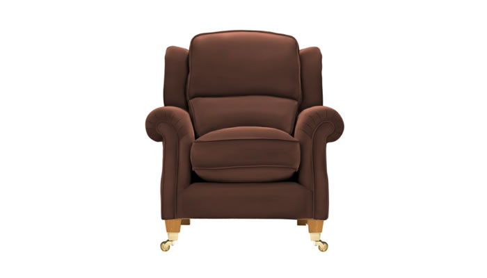 Parker Knoll Henley Armchair in Como Oak Leather with Teak Legs